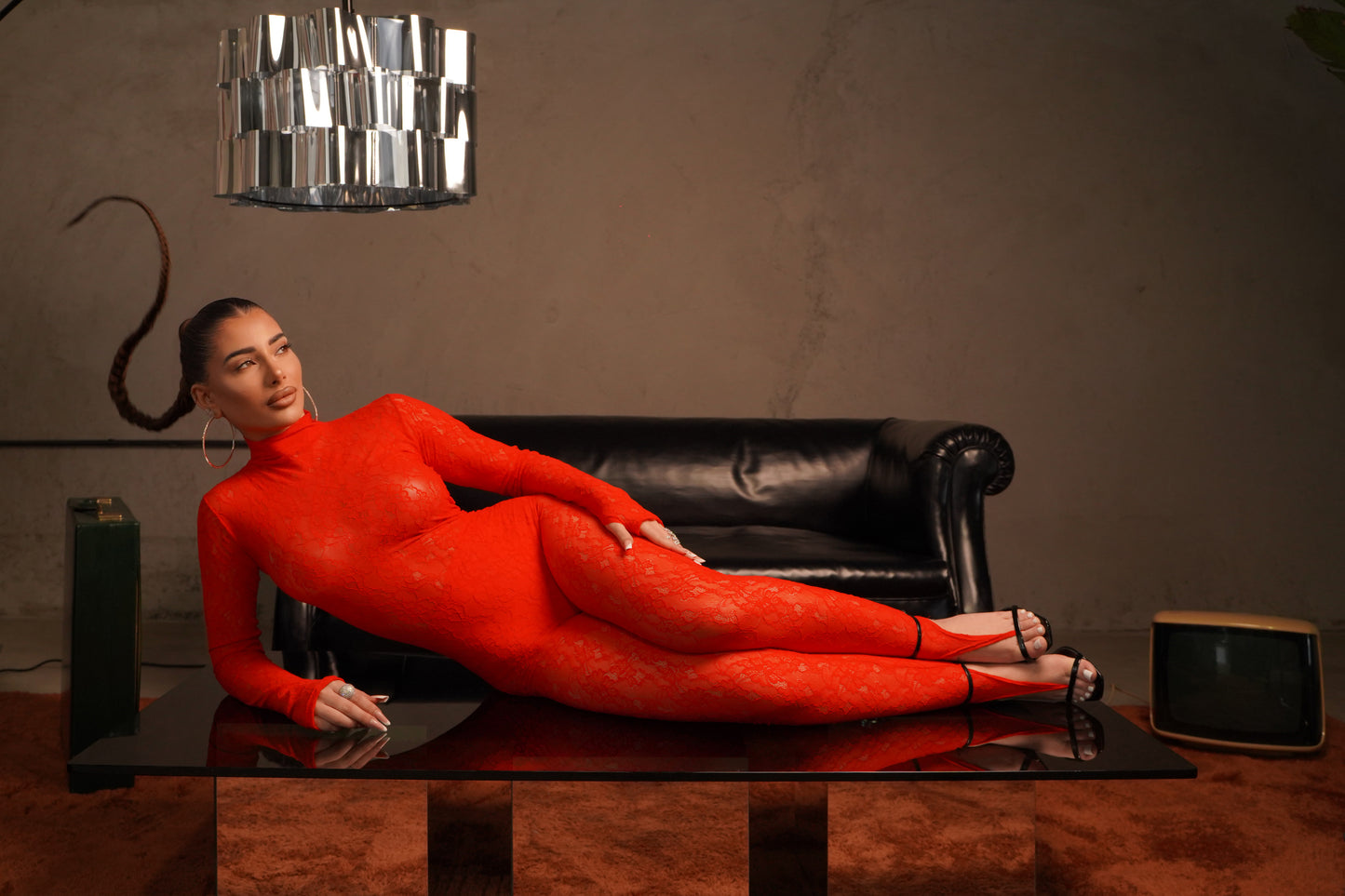 JUMPSUIT SOVRANA RED