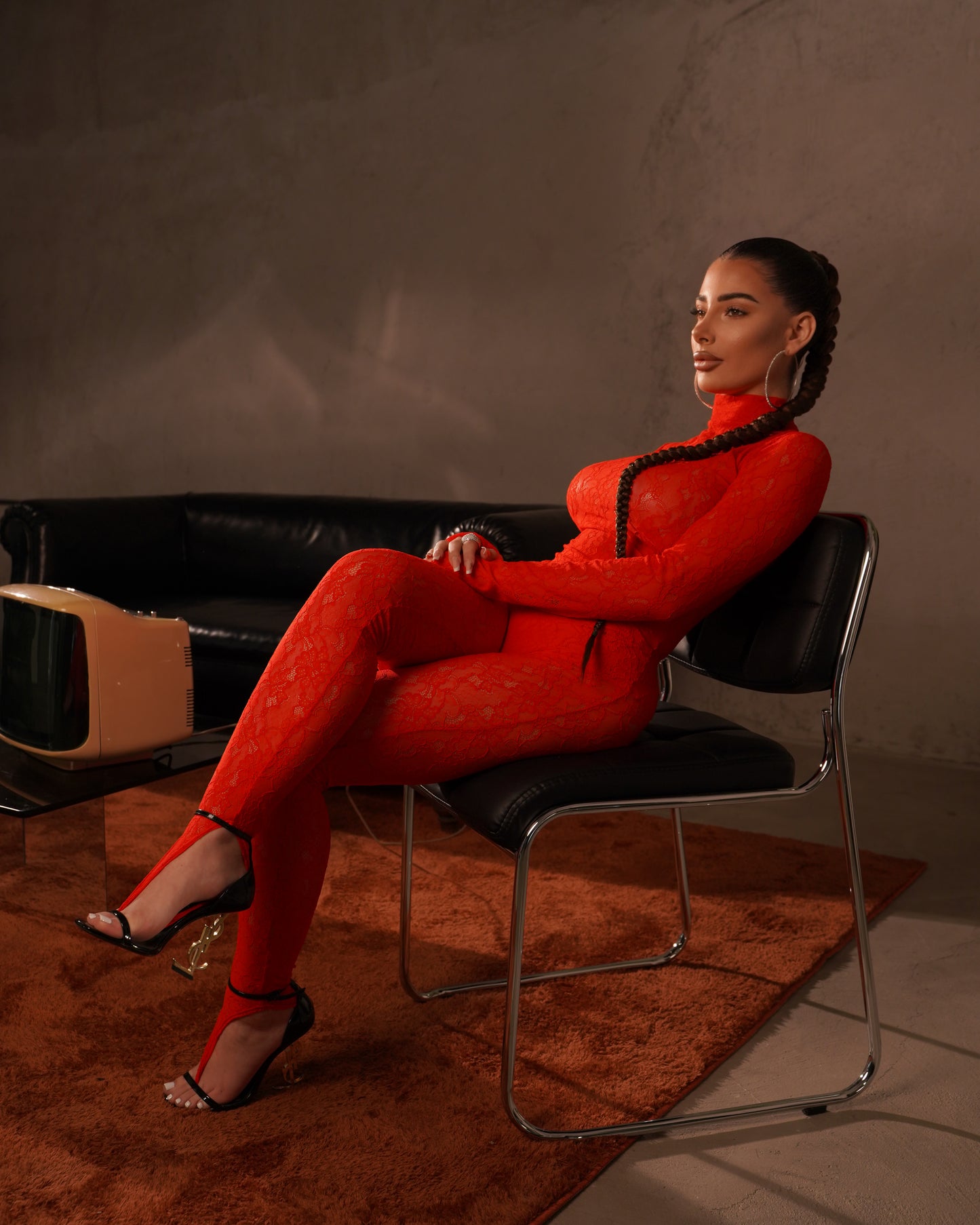 JUMPSUIT SOVRANA RED